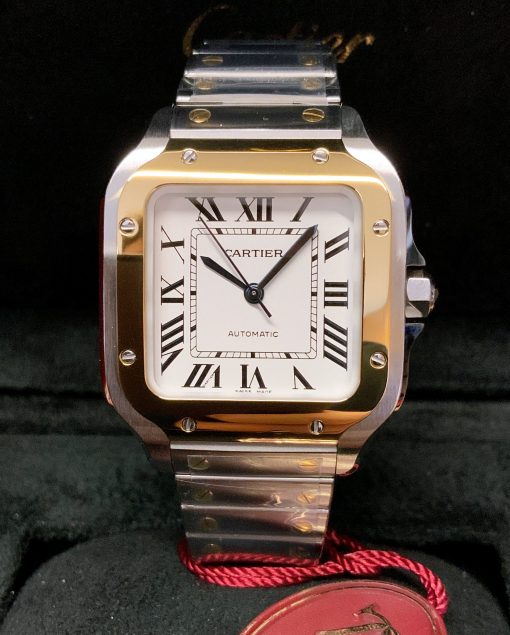 Cartier replica Santos De Cartier W2SA0007 acciaio-oro